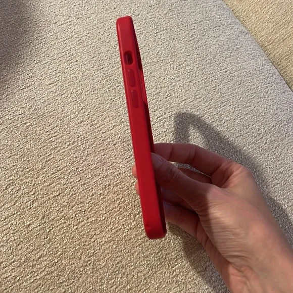 iPhone 13 Silicone Case (Red) - Picture 3 of 5